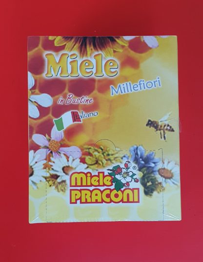 Miele in bustine da 6 gr Espositore da 100 Pz